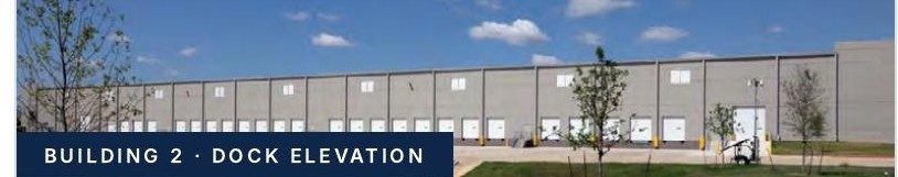 Building 2 dock elevation and truck court — 7500 Jack Newell Blvd S, Fort Worth, TX