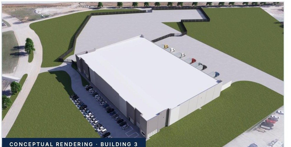 Building 3 conceptual rendering — proposed build-to-suit