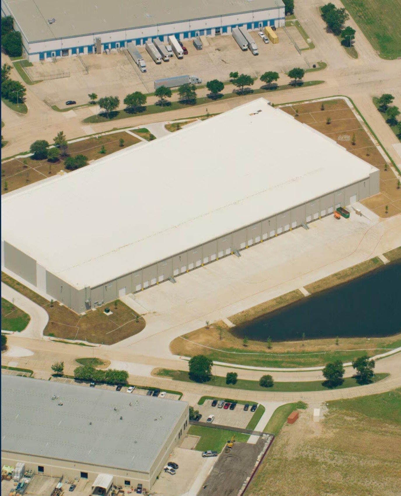 Riverbend East Industrial Park — high oblique aerial